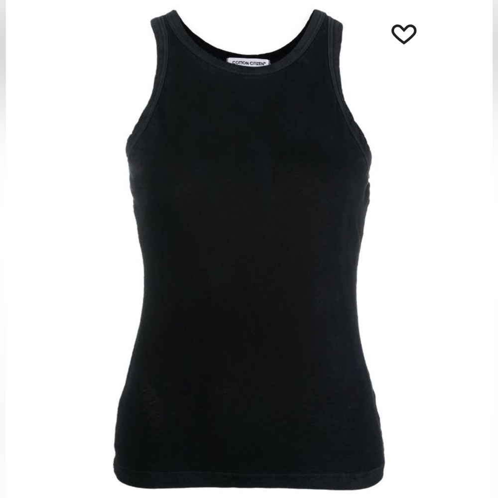 Black Cotton Citizen Tank Top